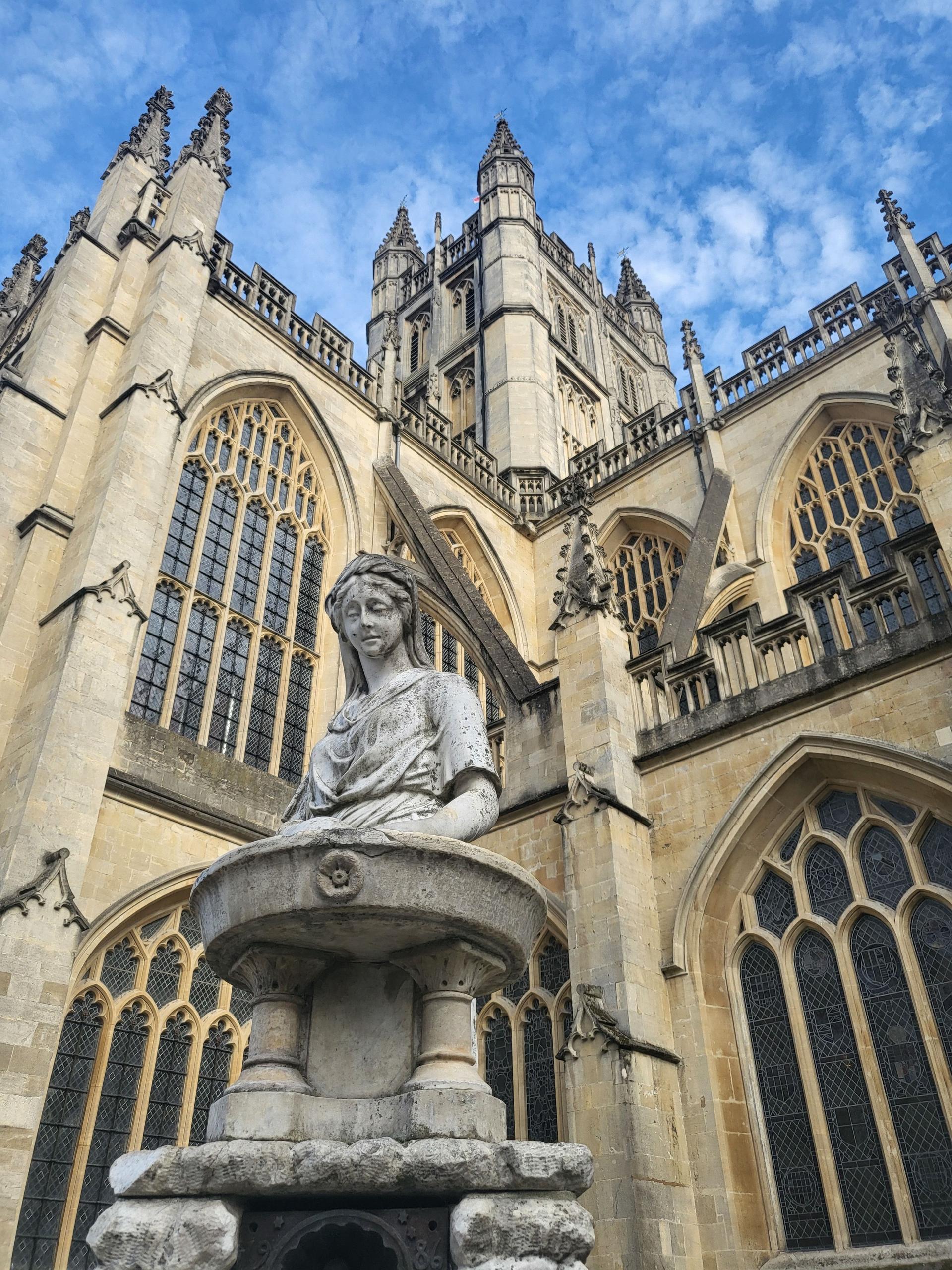 Bath Abbey fountain